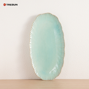 Service de table en porcelaine japonaise rustique TRESUN, fabrication chinoise, style Japandi, glaçure réactive, anti-fuite, compatible lave-vaisselle - Product Image 5