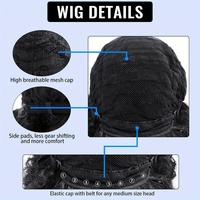 Perruque pour hommes en gros, perruques africaines en dreadlocks pour hommes, perruques en fibre chimique