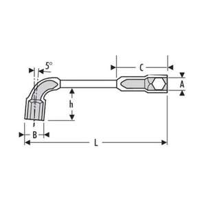 EXPERT - E113374 Clés à douille coudées 12 points x 6 points métriques-EAN 3258951133743 CLÉS À DOUILLE ANGLED - Product Image 2