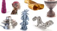Prototypes d'impression 3D métalliques de haute précision de qualité industrielle, modèles et figurines en acier inoxydable et alliage d'aluminium, petites séries