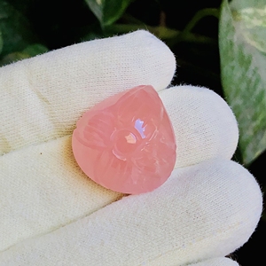 Nuevo cabujón de morganita Rosa único tallado en forma de corazón con corte de pera para hacer joyas picantes de piedras preciosas naturales - Product Image 2