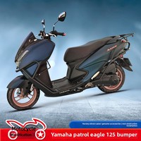 Nouveau Pare-chocs Moto en Acier Carbone Cruiser 125, Barres Anti-chute Avant et Arrière JYM125T-3, Modification Porte-bagages Arrière et Support de Top Case