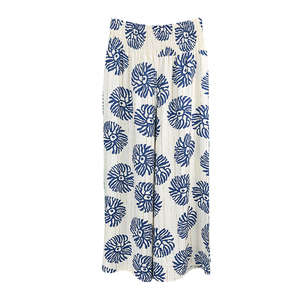 Europa Estados Unidos Verano Modelos calientes Elástico Cintura alta Impreso Pantalones de pierna ancha para mujer Cintura elástica cómoda - Product Image 3