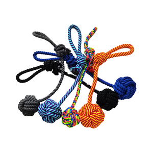 Limpiar y ejercitar los dientes de un perro Reduce enfermedades como el cálculo dental Mantener la salud bucal Cuerda de algodón para mascotas - Product Image 1