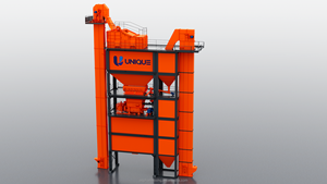 Centrale à asphalte de grande capacité pour projets routiers, équipement de construction routière, centrale de mélange d'asphalte, centrale de mélange de bitume abordable - Product Image 3
