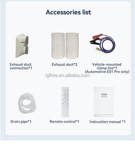 <span class=keywords><strong>2025</strong></span> thiết kế mới 12V 24 V di động điều hòa không khí cho xe ngoài trời xách tay AC điện Powered điều hòa không khí - Product Image 4