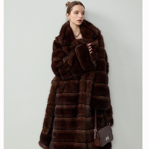 <span class=keywords><strong>Cappotto</strong></span> di <span class=keywords><strong>Visone</strong></span> Personalizzato alla Moda, Caldo Invernale, Lussuoso, Stile Lungo, Giacca Soffice e Spessa in <span class=keywords><strong>Pelliccia</strong></span> di <span class=keywords><strong>Visone</strong></span> - Product Image 3