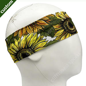Bandeau de sport personnalisé avec impression intégrale OEM, compatible <span class=keywords><strong>casque</strong></span>, absorbant la transpiration, pour femmes et hommes, idéal pour la course et l'exercice - Product Image 3