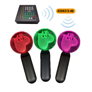 पार्टी वायरलेस रिमोट नियंत्रित नेतृत्व वाली चमक लाठियों की चमक फाइबर की छड़ी के कारण लाइट अप वॉंड फाइबर ऑप्टिक वेंड्स - Product Image 1