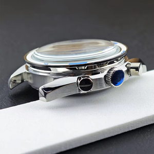 Fit 32.5mm Dial 39.7mm 316L Solid Stainless Steel Waterproof Watch Parts Vk63 Movement Watch Case