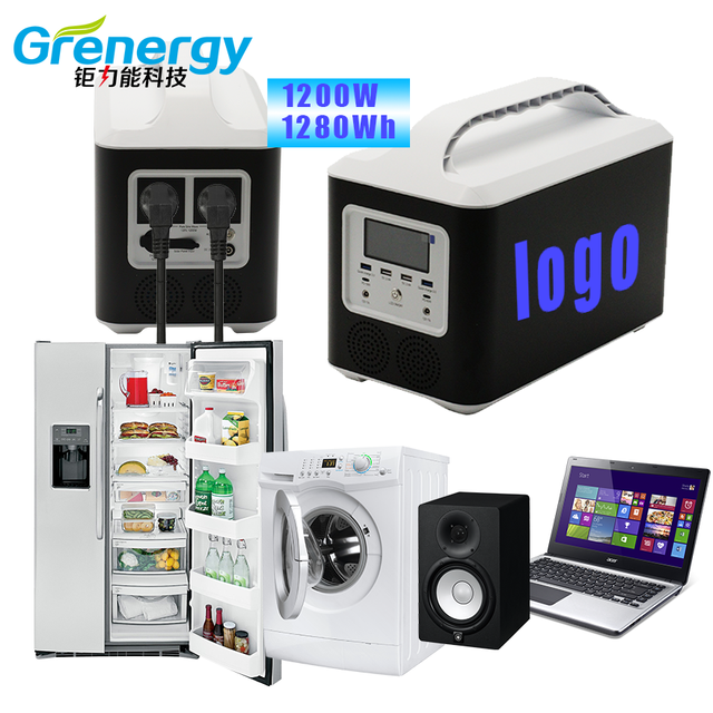 110V/220V Portable Power Station Lifepo4 Battery Solar Generator with AC/DC Output/USB for Home&outdoor Camping