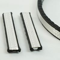 Joint d'étanchéité flexible en butyl et silicone pour portes vitrées doubles - Conception industrielle à visser