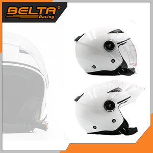 Belta หมวกกันน็อคมอเตอร์ไซค์แบบเปิดหน้าวัสดุ ABS สีขาว XS <span class=keywords><strong>M</strong></span> XL XXL KHS-D4-XL ขนาด - Product Image 5
