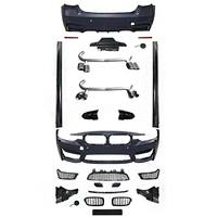 Nouvel ensemble de calandre avant complète pour voiture, conversion facelift, pour F30 F35 Série 3, avec ajustement parfait aux kits carrosserie M3