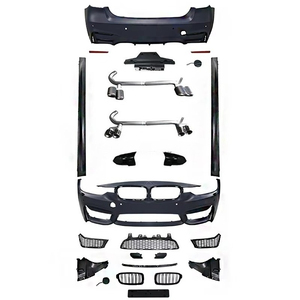 Nuovo Set Griglia Paraurti Anteriore per Conversione Facelift Auto F30 F35 <span class=keywords><strong>Serie</strong></span> 3 con Compatibilità 100% per Kit Carrozzeria M3 - Product Image 1