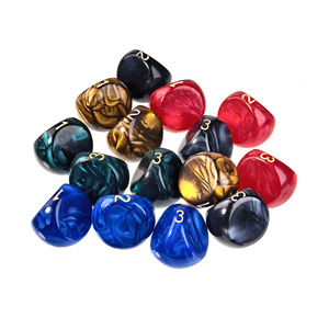 Vente en gros de dés de jeu de rôle en acrylique à 3 faces avec finition nacrée D3 pour jeux de société, accessoires de wargaming - Product Image 3