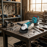 Meuleuse d'angle sans fil professionnelle personnalisable de 100 mm avec interrupteur à palette pour le bricolage et le conditionnement de surface de qualité industrielle – Fabriquée en Chine
