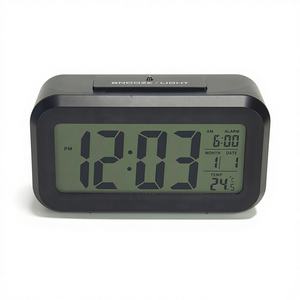 <span class=keywords><strong>Reloj</strong></span> Despertador <span class=keywords><strong>Digital</strong></span> Inteligente, Silencioso, con Pantalla LCD Electrónica, Temperatura, Luz <span class=keywords><strong>de</strong></span> Fondo, para Mesa <span class=keywords><strong>de</strong></span> Noche - Product Image 1