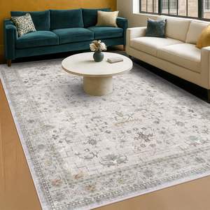 Alfombra Clásica Wan Xinlong con Diseño de Medallón, Rectangular, Antideslizante, Lavable, con Diseño de Pintura Abstracta, para Sala de Estar o Dormitorio - Product Image 3