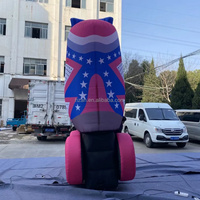 Patins à glace gonflables géants, modèle de patins à glace gonflables accrocheur pour les événements