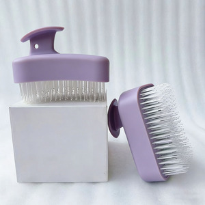Mini <span class=keywords><strong>Cepillo</strong></span> de Masaje para Cuero Cabelludo con Cerdas de Nailon y Función Desenredante para Cabello Rizado de Mujer - Product Image 5