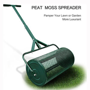 Esparcidor de césped de estiércol JH-Mech con mango en forma de T, esparcidor de compost de malla metálica duradero de 24 pulgadas para césped, jardín - Product Image 2