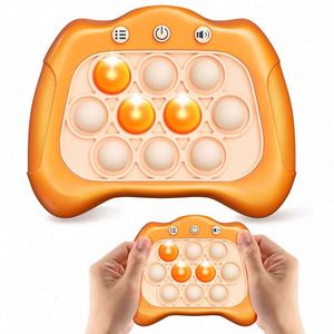 เกมป๊อปอิทอิเล็กทรอนิกส์ขนาดเล็กใหม่ปี 2025 แบบกดเร็ว มีไฟ ของเล่นบีบคลายเครียดสำหรับผู้ที่มีสมาธิสั้น ทำจากซิลิโคน รุ่นโปร - Product Image 6