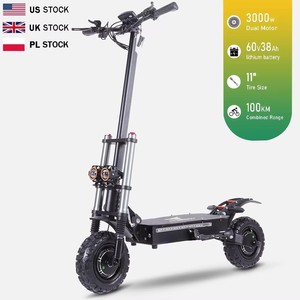 Nuovo <span class=keywords><strong>Monopattino</strong></span> Elettrico 60V ad Alta Potenza con Batteria al Litio, Modello Pieghevole Fuoristrada a Doppio Motore - Product Image 6