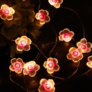 All'aperto 9,8 piedi 30 LED fiore di prugna stringa di <span class=keywords><strong>luce</strong></span> di nozze san valentino camera da letto della ragazza rosa fiori di ciliegio filo di <span class=keywords><strong>luce</strong></span> - Product Image 3