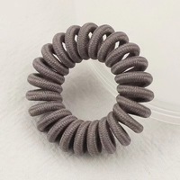 Ikat Rambut Spiral Mini Plush Model Kabel Telepon untuk Wanita, Gaya Baru Musim Gugur Musim Dingin untuk Anak Perempuan