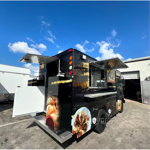 Nouvelle remorque de nourriture de rue <span class=keywords><strong>à</strong></span> <span class=keywords><strong>vendre</strong></span> <span class=keywords><strong>camion</strong></span> de café <span class=keywords><strong>camion</strong></span> de nourriture Burger frites crème glacée barbecue bus <span class=keywords><strong>camion</strong></span> de nourriture mobile - Product Image 3