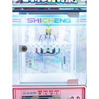 Machine de jeu de type grue d'arcade avec des prix en peluche et un système de fonctionnement à pièces - Construction durable pour une utilisation à long terme