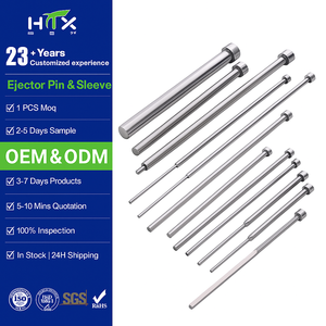 Tùy chỉnh CNC thép không gỉ ejector pins skd61 Chất liệu 4.2x100 Pin ejector cho khuôn ép nhựa tay áo loại JIS tiêu chuẩn - Product Image 1