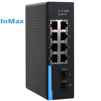 9V 12V 24V 48V Din Rail Mini extérieur 10 100 1000M Gigabit commutateur réseau Ethernet industriel