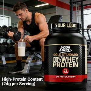 אבקת חלבון מי גבינה לשיקום לאחר אימון, פורמולה לבניית שרירים עם חלבון מי גבינה מבודד - 24 גרם חלבון (OEM/ODM) - Product Image 6