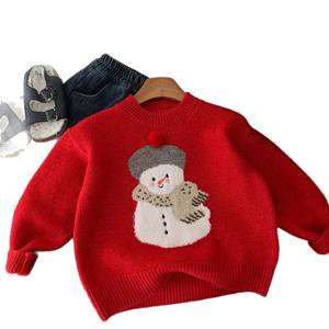 Vêtements pour enfants Style de Noël <span class=keywords><strong>Pull</strong></span> pour bébé 2025 Nouveau style d'hiver <span class=keywords><strong>Pull</strong></span> épais en tricot Hauts pour garçons et filles - Product Image 2