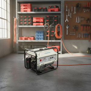 Generador de Gasolina de Marco Abierto 8900, Salida Máxima de 7.0KW, Arranque Manual/Eléctrico, Monofásico/Trifásico - Product Image 1