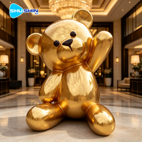 Estatuas de Animales de Resina de Fibra de Vidrio Personalizadas de Alta Calidad de Fábrica, Estilo Moderno, Decoración Popular para el Hogar y Exteriores, Cuadradas