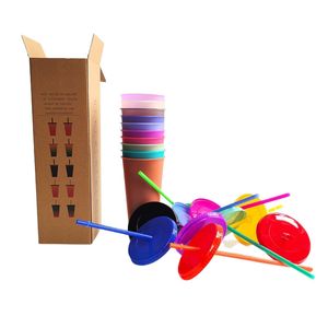24oz 10 Pak cangkir berubah warna baru sensitif panas berubah plastik cangkir menyenangkan - Product Image 1
