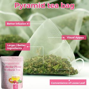 Thé de <span class=keywords><strong>bien</strong></span>-<span class=keywords><strong>être</strong></span> OEM biologique pour femmes, équilibre hormonal, feuille de framboise rouge, soulagement de la douleur, phase folliculaire - Product Image 5