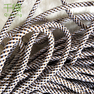 <span class=keywords><strong>RH24</strong></span> Fabricant Fourniture Cordon de 5mm Cordon de serrage Noir et Blanc et Kaki Cordon de traction tressé mixte - Product Image 5