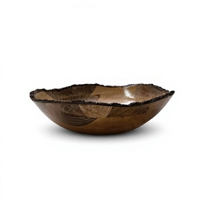 Nouvel Arrivage – Ensemble de Bols en Bois d'Acacia Écologiques pour Restaurants et Hôtels – Personnalisables avec Logo – Bols à Soupe, Salade et Aliments en Bois pour Usage Professionnel - Product Image 1