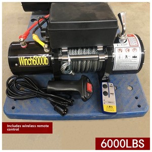 <strong>Electric</strong> <strong>Winch</strong> Machine <strong>12V</strong> Car Mounted Small Crane Hoist 24V 3000 Lbs Lifting Capacity Steel Traction Device Wire Rope Auto - Product Image 4