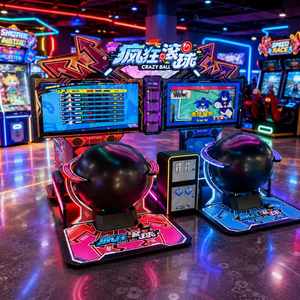 เครื่องเกมอาร์เคดแบบอินเทอร์แอคทีฟ Crazy Ball จอคู่ เกมโยนบอลกีฬา เครื่องเกมอาร์เคดสำหรับสถานบันเทิง - Product Image 3