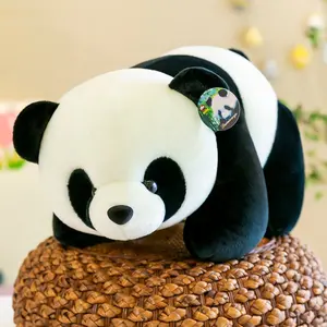 Juguete personalizado de peluche suave, variedad de tamaños, Animal encantador personalizado, lindo Panda de peluche, juguete de peluche