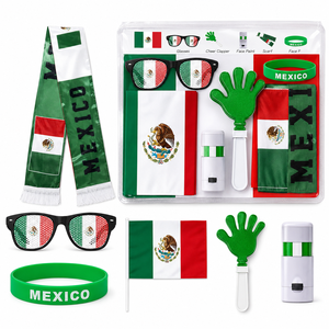 Accessoires de Fanfare Coupe du Monde de Football 2026 : Drapeaux Portatifs, Décoration d'Ambiance pour Supporters, Accessoires de Cabine Photo - Product Image 1