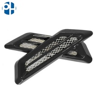 Autocollant de fausse Grille d'admission d'air, 2 pièces, décoration de carrosserie de véhicule, pare-boue latérale pour voiture, accessoires modifiés, résistants à la décoloration