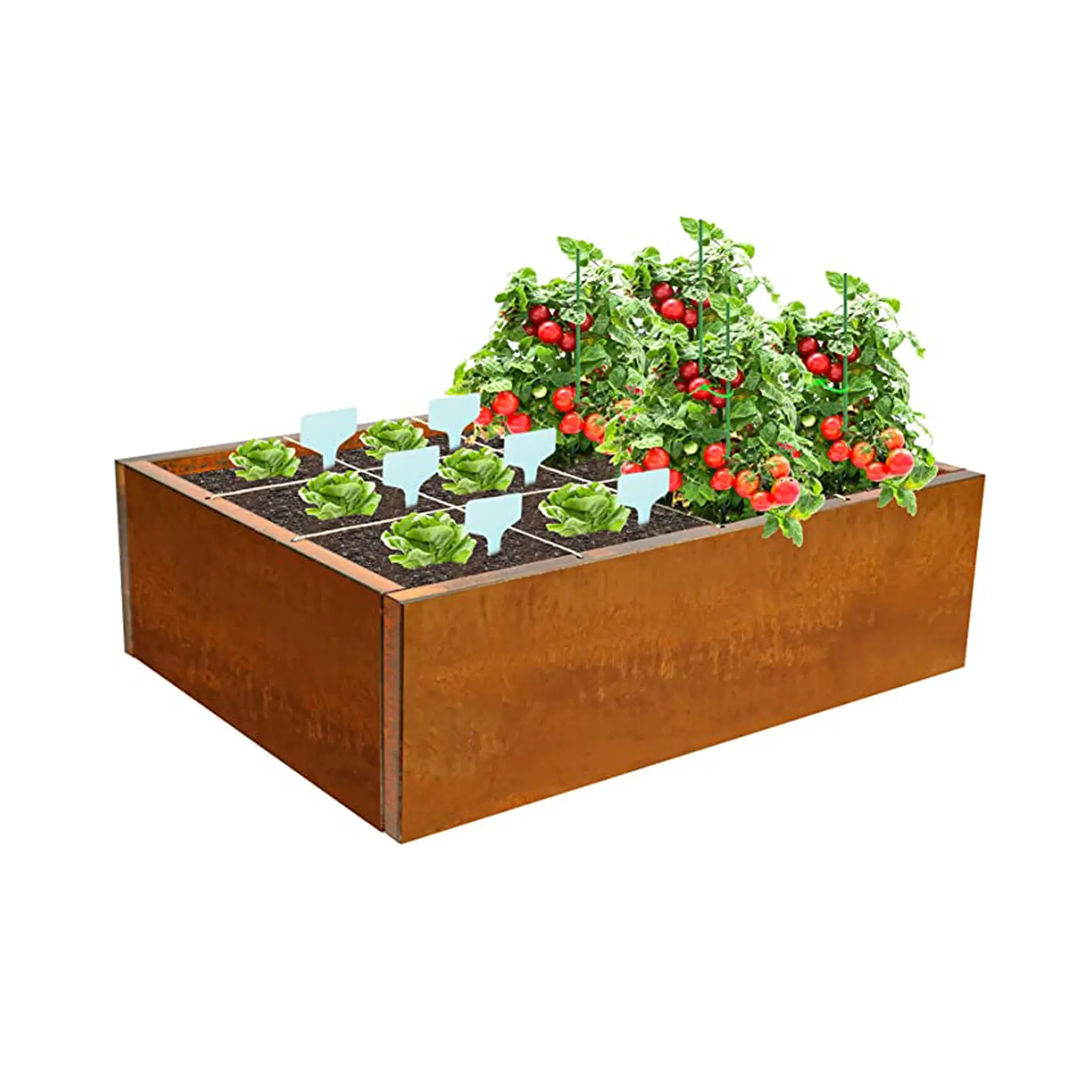 Recommend Metal Planter Pot Outdoor Metal Raised Garden Bed Round Metal Garden Bed
