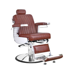 Silla de peluquero de salón Respaldo ajustable Reposapiés <span class=keywords><strong>Material</strong></span> de fácil limpieza Prioridad de comodidad del cliente - Product Image 1