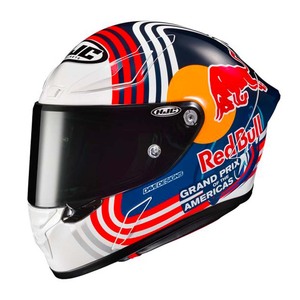 Casco Integrale Hjc Rpha 1 Bianco Blu Rosso in Fibra Composita L per Moto da Corsa - Product Image 1